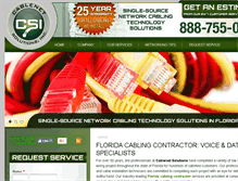 Tablet Screenshot of cablenetsolutions.com